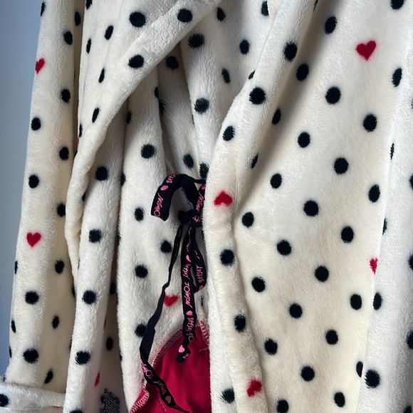 Betsey Johnson Plush Robe XS/S - Picture 5 of 8